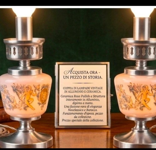 Coppia lampade tavolo - coppia,