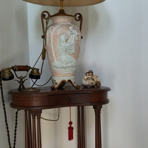 Mobile legno con telefono - legno,