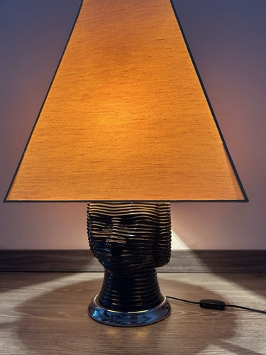 Lampada tavolo scultorea - tavolo,
