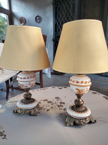 Coppia lampade tavolo con - coppia,