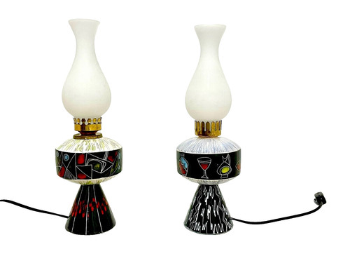 Coppia lampade vintage - di,