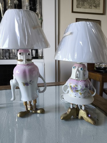 Coppia lampade tavolo - lampade, in