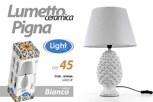 Lumetto pigna lampada - pigna, abat