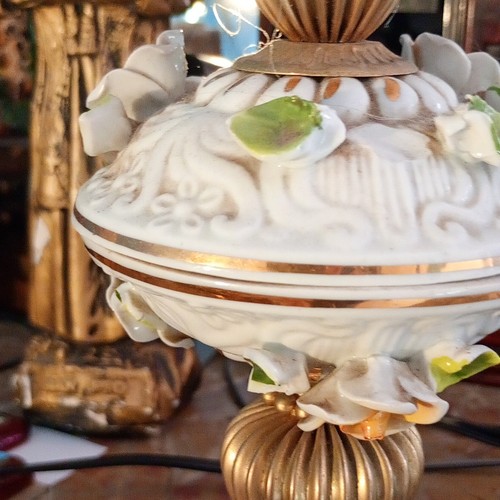 Lampada tavolo con paralume - lampada,